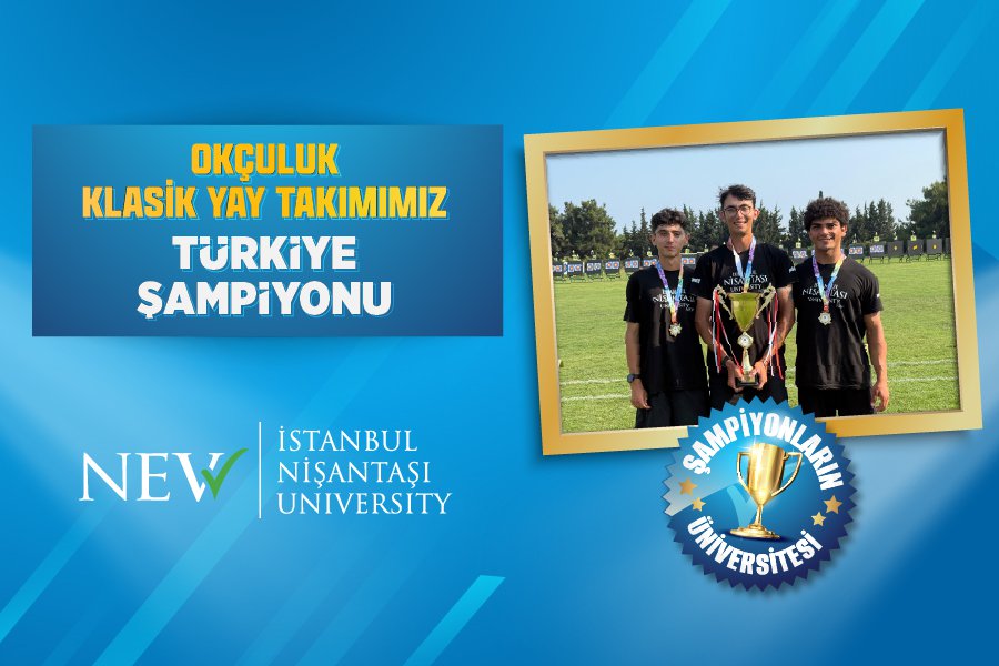 OKÇULUK KLASİK YAY TAKIMIMIZ TÜRKİYE ŞAMPİYONU