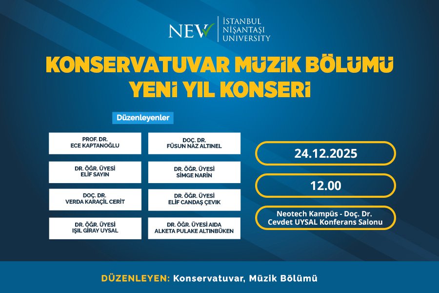 KONSERVATUVAR MÜZİK BÖLÜMÜ VE YENİ YIL KONSERİ