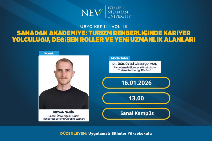SAHADAN AKADEMİYE TURİZM REHBERLİĞİNDE KARİYER YOLCULUĞU, DEĞİŞEN ROLLER VE YENİ UZMANLIK ALANLARI